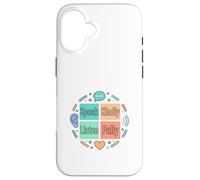Carcasa para iPhone 16 Amable Comunicación Habla Escuchar Diseño de Conciencia