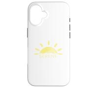 Carcasa para iPhone 16 Amanecer Sereno Sol Minimalista Naturaleza Tranquila