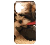 Carcasa para iPhone 16 Amante de los Perros de la música - Amor al Primer BOC