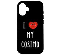 Carcasa para iPhone 16 Amo A Cosimo Nombre Gracioso
