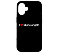 Carcasa para iPhone 16 Amo a Miguel Ángel