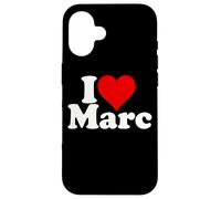 Carcasa para iPhone 16 Amo CORAZÓN Marc Marcus