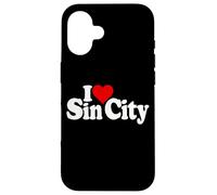 Carcasa para iPhone 16 Amo CORAZÓN SIN Ciudad Las Vegas BEBÉ