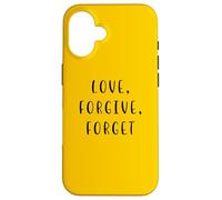 Carcasa para iPhone 16 Amor perdonar Olvidar Declaración motivadora Inspirador