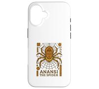 Carcasa para iPhone 16 Anansi la araña Historias Folclore de tramposos de África Occidental