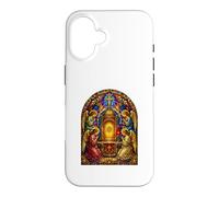 Carcasa para iPhone 16 Ángeles En Sagrado Tabernáculo Catedral Gótica Icono Arte Oración