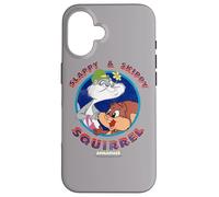 Carcasa para iPhone 16 Animaniacs Slappy and Skippy Squirrel