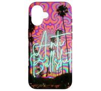 Carcasa para iPhone 16 Anti Bullshit Retro Sunset Palm Street Estética