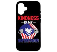 Carcasa para iPhone 16 Anti Bullying - La bondad es mi Superpoder
