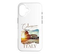 Carcasa para iPhone 16 Antiguos sitios Italianos Roma Coliseo Souvenir Turistas