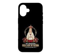 Carcasa para iPhone 16 Apariciones Nuestra Señora de Fátima Cova da Iria Portugal Rosario