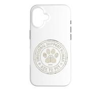 Carcasa para iPhone 16 Apoyo Emocional Humano Pide Mascota Servicio Divertido Manipulador de Perros