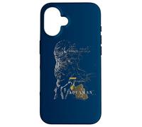 Carcasa para iPhone 16 Aquaman Movie 7 Kingdoms Trench Sketch