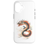 Carcasa para iPhone 16 Arte de Criatura mítica del dragón majestuoso de fantasía
