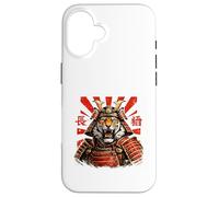 Carcasa para iPhone 16 Arte del espíritu Guerrero del Tigre samurái