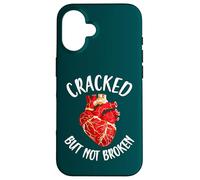 Carcasa para iPhone 16 Arte Kintsugi de cerámica Japonesa Agrietada Pero no Rota