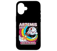Carcasa para iPhone 16 Artemis II 2026 Cute Design for Kids Launch Back to The Moon