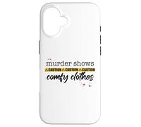 Carcasa para iPhone 16 Asesinato Muestra Ropa CÓMODA Cinta de precaución para fanáticos del Crimen Verdadero Meme