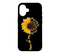 Carcasa para iPhone 16 ASL American Sign Language Sunflower Share The Love
