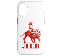 Carcasa para iPhone 16 Astrologico Rusia Signo Leo Mujer Cumpleaños Cirílico Ruso