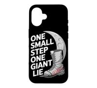 Carcasa para iPhone 16 Aterrizaje Lunar engaño conspiración Falsa Encubrimiento Lunar engaño