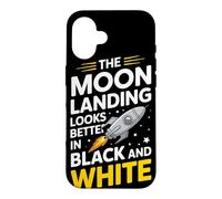 Carcasa para iPhone 16 Aterrizaje Lunar engaño conspiración Falsa Encubrimiento Lunar engaño