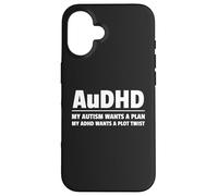 Carcasa para iPhone 16 AuDHD Autismo TDAH Mentes neurodivergentes