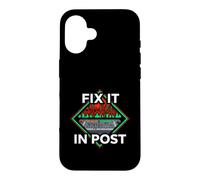 Carcasa para iPhone 16 Audio Engineer Fix It In Post Sound Mixer