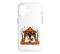 Carcasa para iPhone 16 Autumn Ghosts, acogedora Lectura, Temporada Espeluznante
