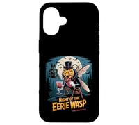 Carcasa para iPhone 16 Avispa Vampiro Insecto Halloween