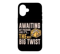 Carcasa para iPhone 16 Awaiting MY Package Like IT S The Next Big Twist