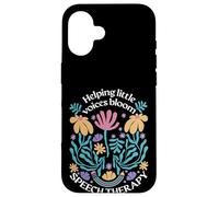 Carcasa para iPhone 16 Ayudando a Las pequeñas Voces a florecer la Terapia del Habla SLP