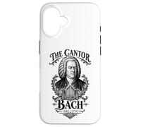 Carcasa para iPhone 16 Bach The Cantor Retrato Barroco Pipe Órgano Música clásica