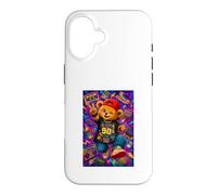 Carcasa para iPhone 16 Back to The 90s Teddy Bear Retro Nostalgia