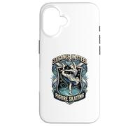 Carcasa para iPhone 16 Bailando sobre Hielo Patinaje artístico Elegancia de Acero