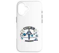 Carcasa para iPhone 16 Balancing Act Casual Oficina Desgaste hogar Esencial S19