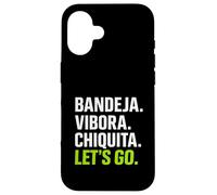 Carcasa para iPhone 16 Bandeja Vibora Chiquita Padel Entrenador Regalo Hombre Mujer