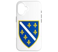 Carcasa para iPhone 16 Bandera de Bosnia y Herzegovina (1992-1998)