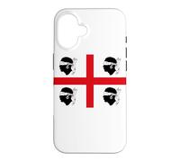 Carcasa para iPhone 16 Bandera de Cerdeña Italia 4 Moros Cerdeña