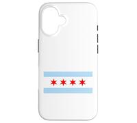 Carcasa para iPhone 16 Bandera de Chicago Home Love Family Hombres Mujeres Niños Jóvenes