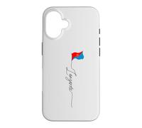 Carcasa para iPhone 16 Bandera de Lanzarote de Lanzarote España Bandera Patriótica Canaria