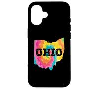 Carcasa para iPhone 16 Bandera de Ohio The State para Hombre y Mujer, Bandera de Ohio