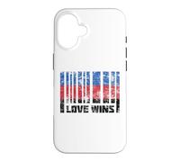 Carcasa para iPhone 16 Bandera de poliamor Amor GANA poliamoroso Vintage