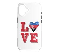 Carcasa para iPhone 16 Bandera de poliamor Amor poliamoroso