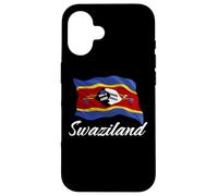 Carcasa para iPhone 16 Bandera de Suazilandia Sudáfrica Hombres Mujeres Niños Eswatini