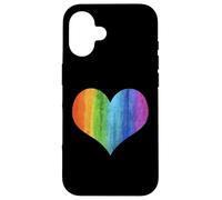 Carcasa para iPhone 16 Bandera del Arco Iris del Orgullo LGBT Mes del Orgullo LGBTQI