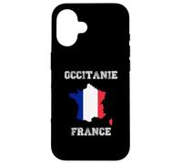 Carcasa para iPhone 16 Bandera Envejecida de Francia Occitanie Pride