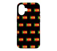 Carcasa para iPhone 16 Bandera España Portugal Orgullo Aficionado Español Portugués