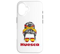 Carcasa para iPhone 16 Bandera Española Señora España Huesca
