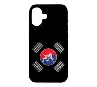 Carcasa para iPhone 16 Bandera Hapkido Corea del Sur